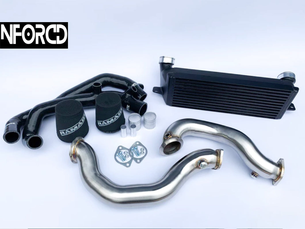 BMW 135I N54 DECAT DOWNPIPES, STEPPED INTERCOOLER & INLETS E82 E88 2006-2010