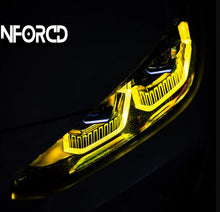 Load image into Gallery viewer, Nforcd CSL-Style Yellow Angel Eyes DRL LED Module Set for BMW M3/M4 &amp; 4 Series (G80 G81 G82 G83 G22) – UK/EU Spec Headlight Daytime Running Lights Upgrade G8X
