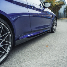 Load image into Gallery viewer, BMW M3/M4 (F80 F82 F83) CARBON FIBRE SIDE SKIRTS - 3D STYLE
