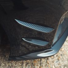 Load image into Gallery viewer, BMW G87 M2 CARBON FIBRE FRONT BUMPER CANARDS
