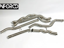 Load image into Gallery viewer, BMW M3/M4 F80 F82 Equal Length Cat-Back Exhaust Mid Pipe 3.5&quot; - 304 Stainless Centre Section, Direct Fit to OEM Back Box, S55
