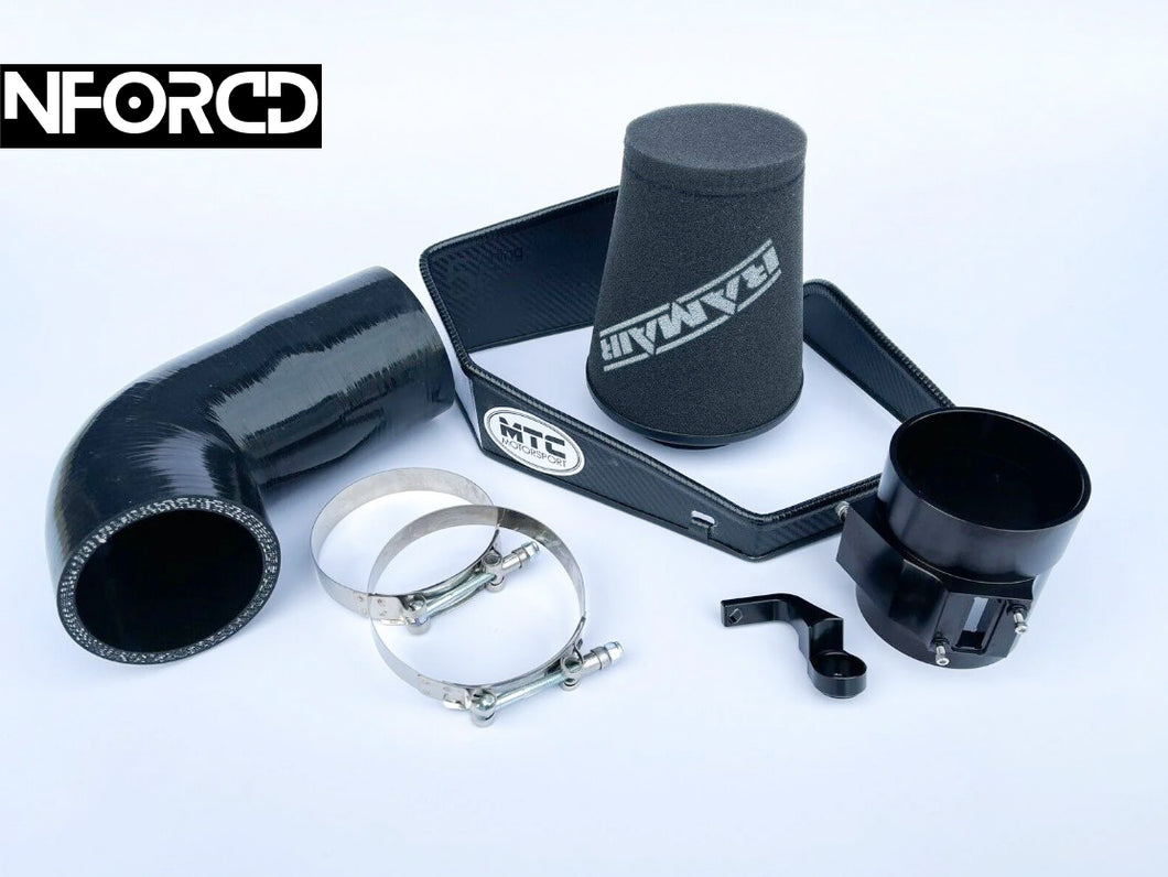 BMW M140I B58 TURBO INTAKE HOSE KIT WITH RAMAIR FILTER AND HEAT SHIELD