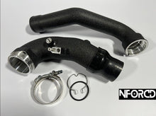 Load image into Gallery viewer, BMW M240i/M340i/M440i Z4 M40i B58 Charge Pipe Kit (2019+) G-Chassis G42 G20 G22 G29 - MTC Motorsport Aluminium Black, Meth Ports, Direct Fit Chargepipe Upgrade
