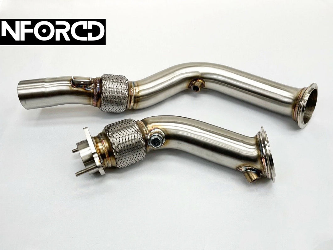 BMW M2 COMPETITION F87 DECAT DOWNPIPES FLEXI