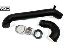 Load image into Gallery viewer, BMW M3 G80 / M4 G82 S58 3&quot; Aluminium Intake Pipes &amp; Induction Kit - High-Flow Turbo Intake Upgrade, MAF Housings, Crinkle Black (89mm Cone Filters Required)
