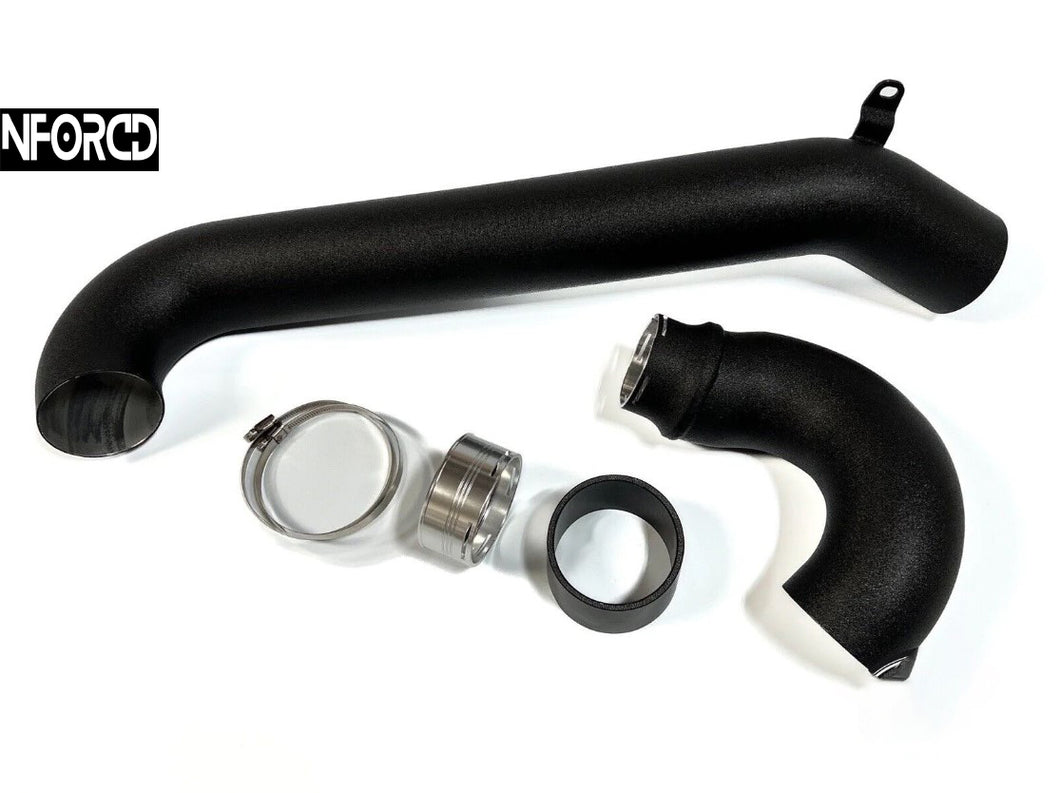 BMW M3 M4 G80 G82 S58 3-Inch Intake Pipes & Induction Kit – High-Flow Black Aluminium Turbo Inlets with MAF Housings (Filters Not Included)
