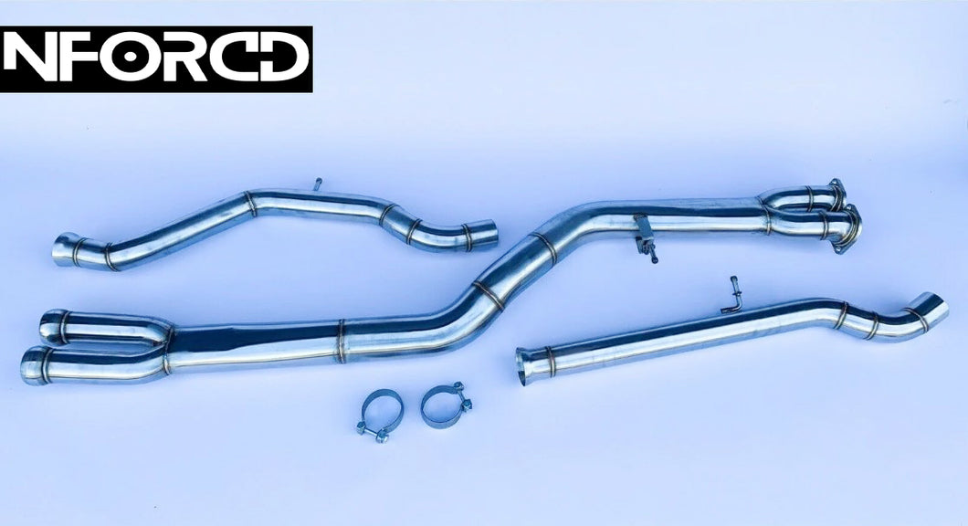 BMW M3 F80 / M4 F82 Cat Back Mid Pipe Centre Section - 3.5 inch (89mm) 304 Stainless Steel Performance Exhaust | S55 | Fits OEM Back Box or Decat