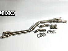 Load image into Gallery viewer, MTC Motorsport BMW M3 M4 G80 G82 3.5in (89mm) Cat-Back Exhaust Mid Pipe T304 Stainless Steel, Single Centre Section, Fits OEM Back Box, 2021+
