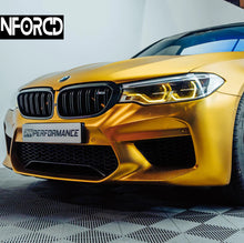 Load image into Gallery viewer, Nforcd BMW M5 F90 Pre-LCI CSL-Style Yellow DRL LED Module Set (UK/EU) – Daytime Running Lights Angel Eyes Upgrade, Plug &amp; Play, Direct Replacement Pair

