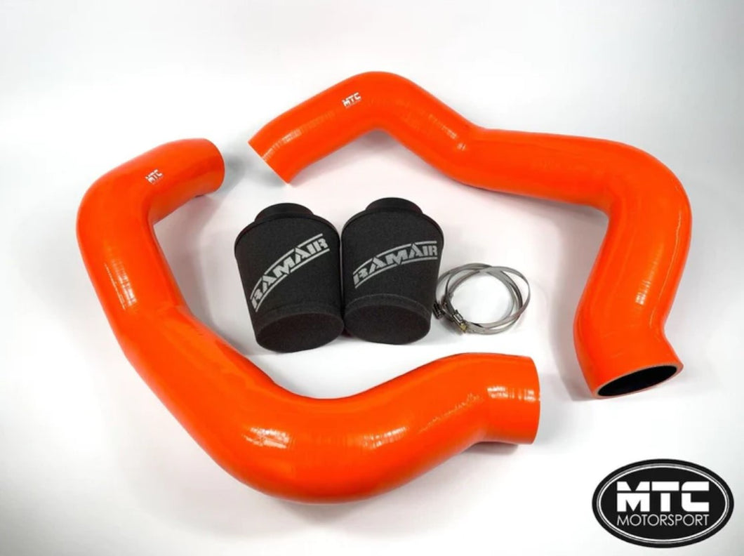 BMW M5 F90 Cold Air Intake Hoses & RamAir Filters - 90mm 6-Ply Silicone Turbo Induction Kit for M5/M5 Competition 2018-2022 & BMW M8 Competition 2020-2022