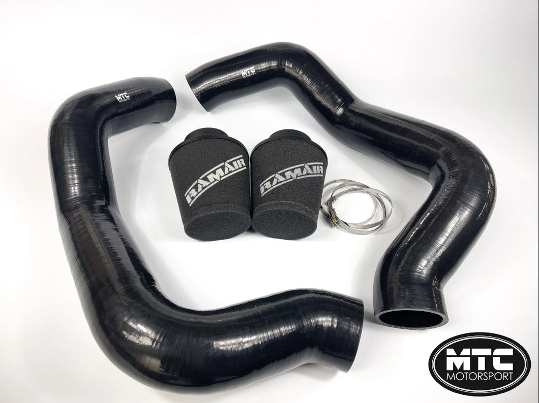 BMW M5 F90 Cold Air Intake Kit – 90mm Silicone Intake Hoses with RamAir Filters | Fits M5/M5 Competition 2018-2022 & M8 Competition 2020-2022 | S63 Twin-Turbo V8 Induction Upgrade