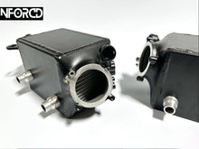 Load image into Gallery viewer, BMW M5/M6 Twin Charge Air Coolers with AN Methanol Injection Fittings | Alloy Chargecooler/Intercooler Upgrade | F10 F12 F13 F06 (2012-2017) | S63 S63N S63TU
