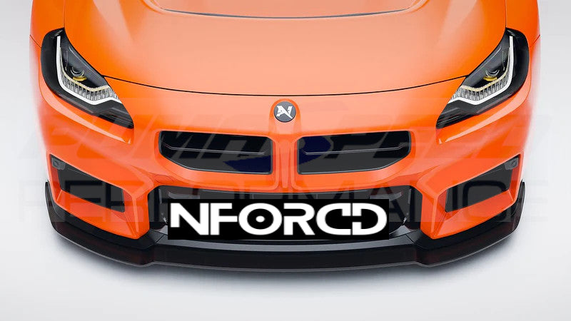 BMW M2 G87 CARBON FIBRE CLUBSPORT FRONT SPLITTER BY ALPHA-N - M2 (S58)