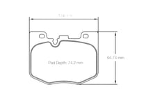 Load image into Gallery viewer, Pagid RSL29 RS29 Yellow Front Brake Pads for BMW G-Series G20 G21 G22 G23 G82 Z4 G29 M40i &amp; Toyota GR Supra A90 - Fits M Performance/M Sport Calipers - Track/Endurance
