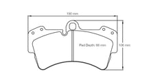 Load image into Gallery viewer, Pagid RSL29 (RS29) S2845 Front Brake Pads for Porsche 18Z 6-Pot Calipers - VW/Audi Mk5 Platform: Golf Mk5 GTI &amp; R32, A3 8P, Skoda Octavia, Seat Altea/Alhambra, Passat B6, Touran, Caddy - Track/Endurance
