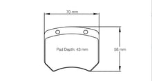 Load image into Gallery viewer, Pagid Racing RSL29 Rear Brake Pads (S1363RSL29) – TCR Rear Axle Set for AP Racing, Brakeman &amp; Lucas Calipers – Endurance/Track Compound

