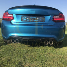 Load image into Gallery viewer, Big Fins Style Carbon Fibre Rear Diffuser for BMW F87 F87C M2 16-21
