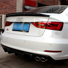 Load image into Gallery viewer, C Style Carbon Fibre Boot Spoiler for Audi A3 S3 RS3 Saloon 13-20
