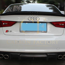 Load image into Gallery viewer, C Style Carbon Fibre Boot Spoiler for Audi A3 S3 RS3 Saloon 13-20
