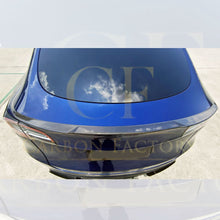 Load image into Gallery viewer, C Style Carbon Fibre Rear Spoiler for Tesla Model Y 19-23
