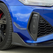 Load image into Gallery viewer, AUDI RS6/RS7 C8 AVANT CARBON FIBRE FRONT BUMPER VENT TRIM
