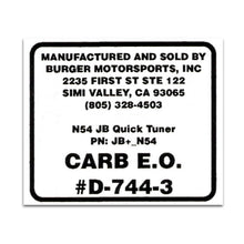Load image into Gallery viewer, Replacement CARB Sticker

