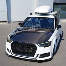 Load image into Gallery viewer, Audi A3/S3/RS3 8V Hatchback LY Style Genuine Carbon Fibre Bonnet (2012-2020) - DAS
