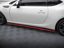 Load image into Gallery viewer, Maxton Design - SIDE SKIRTS SPLITTERS (BLACK &amp; RED) V.2 SUBARU BRZ (2017-2020)/ TOYOTA GT86 FACELIFT (2017-UP)
