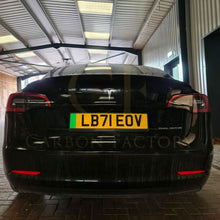 Load image into Gallery viewer, CF Style Carbon Fibre Boot Spoiler for Tesla Model 3 16-23
