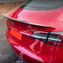 Load image into Gallery viewer, CF Style Carbon Fibre Boot Spoiler for Tesla Model 3 16-23
