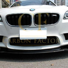 Load image into Gallery viewer, CF Style Carbon Fibre Front Splitter for BMW F10 M5 10-17
