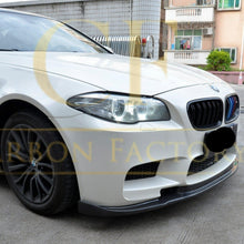 Load image into Gallery viewer, CF Style Carbon Fibre Front Splitter for BMW F10 M5 10-17
