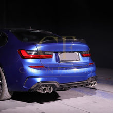 Load image into Gallery viewer, CF Style Carbon Fibre Rear Diffuser for BMW 3 Series G20 G21 Pre-LCI M Sport 19-22
