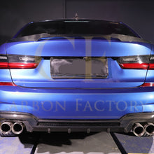 Load image into Gallery viewer, CF Style Carbon Fibre Rear Diffuser for BMW 3 Series G20 G21 Pre-LCI M Sport 19-22

