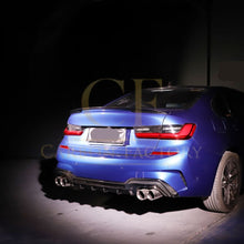 Load image into Gallery viewer, CF Style Carbon Fibre Rear Diffuser for BMW 3 Series G20 G21 Pre-LCI M Sport 19-22
