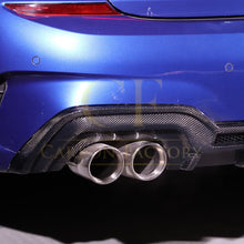 Load image into Gallery viewer, CF Style Carbon Fibre Rear Diffuser for BMW 3 Series G20 G21 Pre-LCI M Sport 19-22
