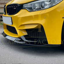 Load image into Gallery viewer, CS Style Gloss Black Front Splitter for BMW F80 M3 F82 F83 M4 14-20

