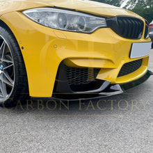 Load image into Gallery viewer, CS Style Gloss Black Front Splitter for BMW F80 M3 F82 F83 M4 14-20
