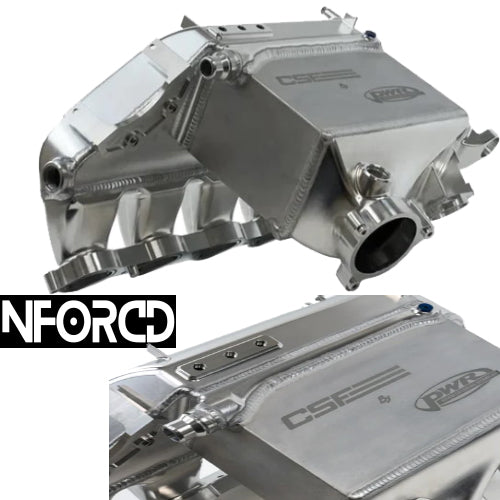 CSF S58 Charge Air Cooler Manifold for BMW M2/M3/M4 (G87/G80/G81/G82/G83) Top-Mount Intercooler Upgrade, Billet, PWR Core, Port Injection Ready
