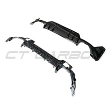 Load image into Gallery viewer, BMW G20/G21 3 SERIES LCI 340I GLOSS BLACK REAR DIFFUSER (SQUARE EXHAUST)
