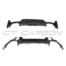 Load image into Gallery viewer, BMW G20/G21 3 SERIES LCI 340I GLOSS BLACK REAR DIFFUSER (SQUARE EXHAUST)
