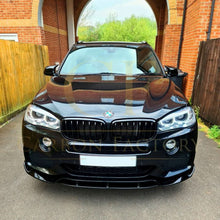 Load image into Gallery viewer, Carbon Factory Style Gloss Black Body Kit Splitter Diffuser Side Skirts Spoiler for BMW F15 X5 13-18
