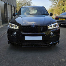 Load image into Gallery viewer, Carbon Factory Style Gloss Black Body Kit Splitter Diffuser Side Skirts Spoiler for BMW F15 X5 13-18
