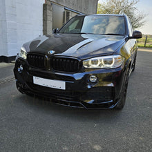 Load image into Gallery viewer, Carbon Factory Style Gloss Black Body Kit Splitter Diffuser Side Skirts Spoiler for BMW F15 X5 13-18

