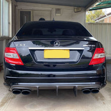 Load image into Gallery viewer, Carbon Fibre Big Fin Rear Diffuser for Mercedes Benz W204 C63 &amp; C Class Pre-Facelift 07-10
