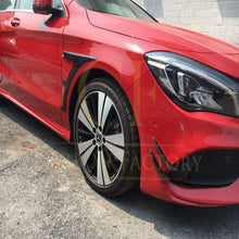 Load image into Gallery viewer, Carbon Fibre Canards (4 Pieces) for Mercedes Benz W117 CLA Saloon 16-19
