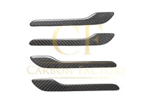 Load image into Gallery viewer, Carbon Fibre Door Handle Covers (4 Doors) for Tesla Model 3 16-23
