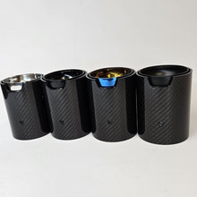 Load image into Gallery viewer, Carbon Fibre Exhaust tip for BMW F90 M5 F06 F12 F13 M6
