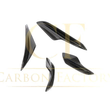 Load image into Gallery viewer, Carbon Fibre Front Bumper Canards 4 Pcs for BMW E90 E92 E93 M3 07-13
