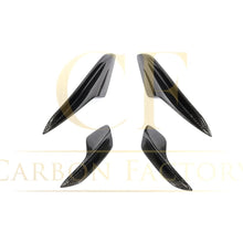 Load image into Gallery viewer, Carbon Fibre Front Bumper Canards 4 Pcs for BMW E90 E92 E93 M3 07-13
